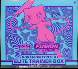 SWSH Fusion Strike POKEMON CENTER ETB Elite Trainer Box SEALED (10 Packs) - Image 1