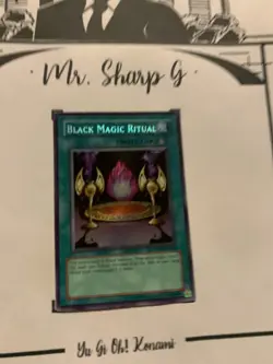 BLACK MAGIC RITUAL - PP01-EN002 ENGLISH Yu-Gi-Oh! CARD SECRET RARE HOLO FOIL - Image 2