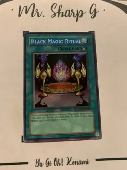 BLACK MAGIC RITUAL - PP01-EN002 ENGLISH Yu-Gi-Oh! CARD SECRET RARE HOLO FOIL - Image 3