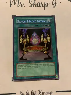 BLACK MAGIC RITUAL - PP01-EN002 ENGLISH Yu-Gi-Oh! CARD SECRET RARE HOLO FOIL - Image 4