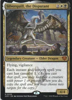 MTG: Secrets of Strixhaven: Promo Pack Silverquill, the Disputant: LP Condition - Image 1