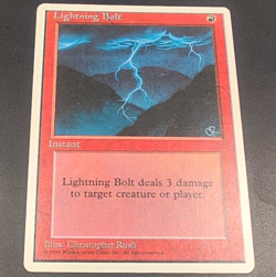 Wizards of the Coast Lightning Bolt 4th Edition Red Instant Common Regular ENG - Image 1
