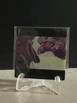 Pokemon Eif origin Gameboy Lenticular (RARE) Gengar/nidorino #C1 - Image 1