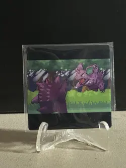 Pokemon Eif origin Gameboy Lenticular (RARE) Gengar/nidorino #C1 - Image 2