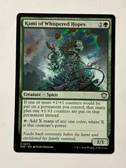 MTG NM Kami of Whispered Hopes Commander: Secrets of Strixhaven Regular - Image 1