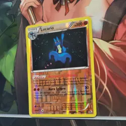 2013 Pokemon, Legendary Treasures, #80/113 Lucario, Reverse Holo Rare - Image 1