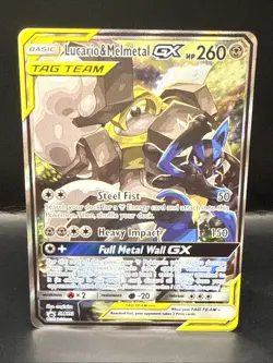 Pokemon Lucario & Melmetal GX SM192 Sm Promos Holo - Image 2