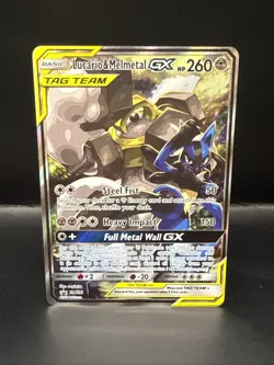 Pokemon Lucario & Melmetal GX SM192 Sm Promos Holo - Image 4