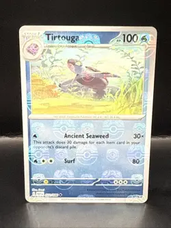 Pokemon TCG Tirtouga Master Ball Reverse Holo 022/086 Black Bolt - Image 2