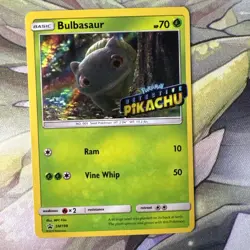 BULBASAUR Promo- (DETECTIVE PIKACHU STAMPED) POKEMON TCG SUN & MOON PROMO SM198 - Image 4