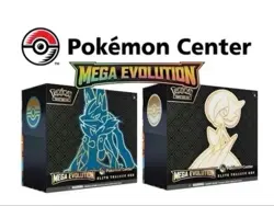 PRESALE Pokemon TCG Mega Evolution Pokemon Center Elite Trainer Box ETB Set Of 2 - Image 1