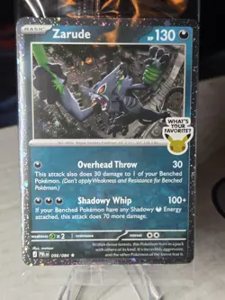 Zarude Pitch black promo gamestop NEW SEALED - Image 1