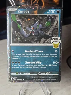 Zarude Pitch black promo gamestop NEW SEALED - Image 3