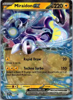 Miraidon ex 143 Holo Promo Scarlet & Violet Promo Pokemon Near Mint - Image 1