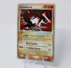 🔥 Groudon ex Ultra Rare Holo 93/101 Hidden Legends MP Pokemon TCG 🔥 - Image 3