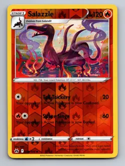 Salazzle 028/159 Uncommon Crown Zenith Pokemon Near Mint Reverse Holo - Image 1