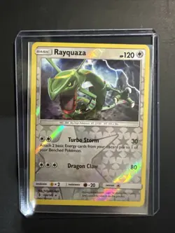 Pokemon TCG Rayquaza SM Reverse Holo Rare Guardians Rising 106/145 NM - Image 3