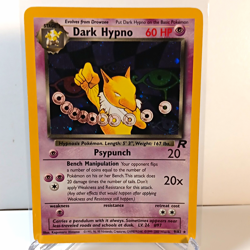 Pokemon TCG Dark Hypno 9/82 Team Rocket Holo Rare Unlimited EN 60 HP - Image 1