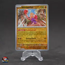 Hitmonchan Reverse Holo Scarlet & Violet 151 107/165 NM Pokemon - Image 1