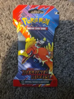 Pokemon TCG Destined Rivals Sleeved Booster New Sealed - Image 1