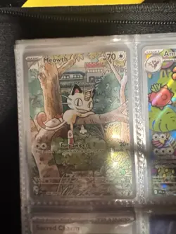 Pokemon TCG Meowth 106/094 ME02 Phantasmal Flames Illustration Rare Holo - Image 1