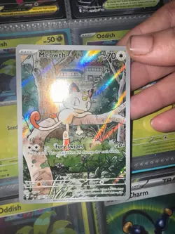Pokemon TCG Meowth 106/094 ME02 Phantasmal Flames Illustration Rare Holo - Image 2