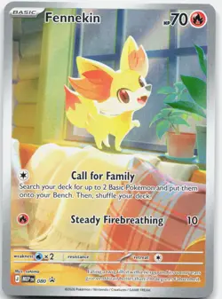 Fennekin 080 Holo Promo ME: Mega Evolution Promo Pokemon Near Mint - Image 1