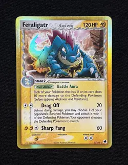 Pokemon TCG Feraligatr 2/101 Dragon Frontiers Delta Species Holo Rare 120 HP - Image 1