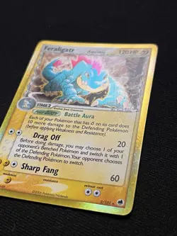 Pokemon TCG Feraligatr 2/101 Dragon Frontiers Delta Species Holo Rare 120 HP - Image 3