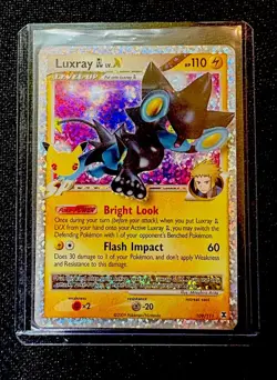 Luxray GL Lv.X Rare Holo 109/111 Rising Rivals EN 2009 110HP Level Up - Image 3