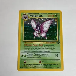 Pokemon Venomoth 13/64 Jungle Holo NM Vintage - Image 1