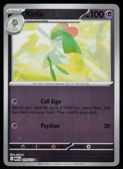 Kirlia 059/132 Common Mega Evolution Pokemon Reverse Holo Near Mint - Image 1