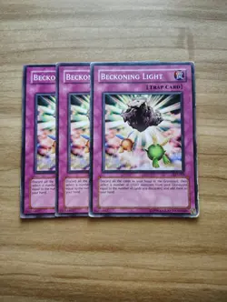 Yu-Gi-Oh! - Beckoning Light 3X - Full Playset - Image 1