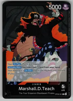 Marshall.D.Teach (081) OP09-081 Emperors in the New World One Piece TCG - Image 1