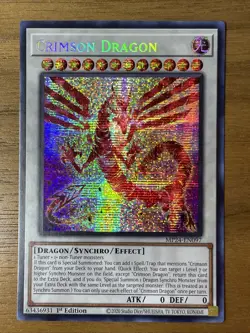 Yu-Gi-Oh - Crimson Dragon - MP24-EN097 - Prismatic Secret Rare - Image 1