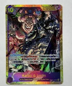 Kaido & Linlin OP08-119 Bandai One Piece Foil Single - Image 1