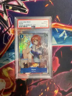 Nami (050) (Alternate Art) OP09-050 Emperors in the New World PSA 10 ENGLISH - Image 1