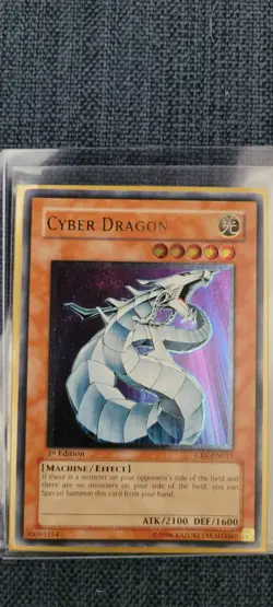 Yugioh Cyber Dragon CRV-EN015 Ultimate Rare 1st Edition LP - Image 5