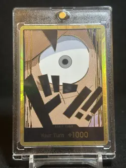 Luffy DON!! Card - Gold - Premium Booster - The Best- Foil - One Piece - Image 1