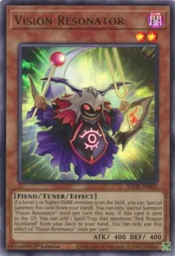 *** VISION RESONATOR *** ULTRA RARE 1ST EDITION SDCK-EN002 YUGIOH! - Image 1