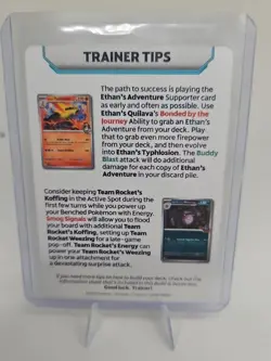 Destined Rivals Pack Art Trainer Tips PreRelease Card Cynthia Garchomp Exclusive - Image 2
