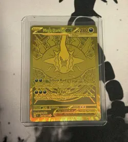 Mega Darkrai ex 120/084 Me05: Pitch Black Holo Pokemon Card - Image 1