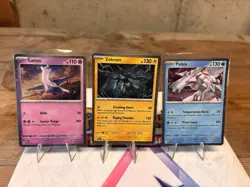 Pokemon Cosmos Holo Promo Cards Zekrom 066/182, Palkia 040/182, Latios 073/182 - Image 1