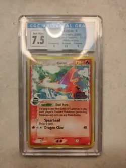 Latias EX Holon Phantoms 11/110 Reverse Holo STAMPED Pokemon Card (CGC BLUE 7.5) - Image 1