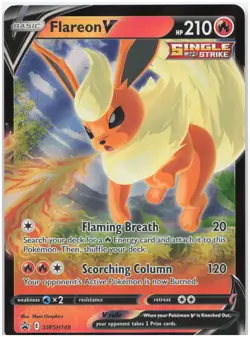 Flareon V - SWSH149 SWSD Promo SWSH: Sword & Shield Promo Cards NM - Image 1