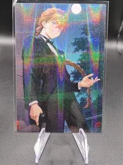 Duo Maxwell Gundam Wing Holographic Anime Collectible Trading Card - Image 2