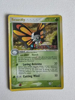 Beautifly EX Deoxys Stamped Holo Rare 2/107 2005 HP Pokemon Card - Image 1