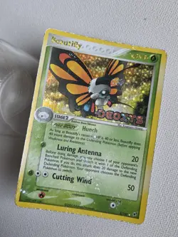 Beautifly EX Deoxys Stamped Holo Rare 2/107 2005 HP Pokemon Card - Image 3