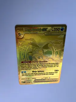 Mega Greninja ex Gold Hyper Rare 122/086 Chaos Rising Pokemon Card NM/M Pack Fre - Image 3