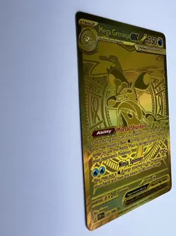 Mega Greninja ex Gold Hyper Rare 122/086 Chaos Rising Pokemon Card NM/M Pack Fre - Image 4